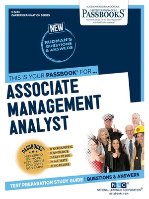 cover image of Associate Management Analyst